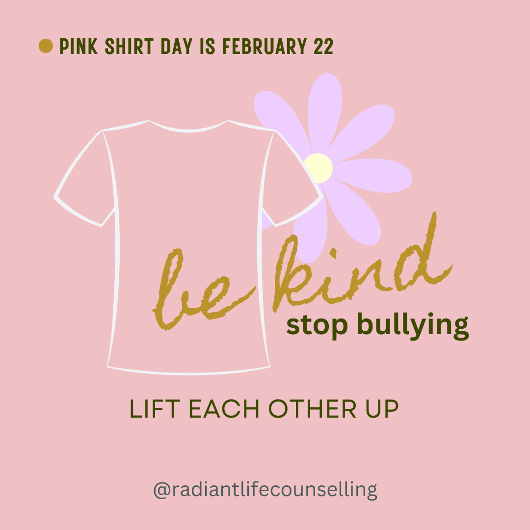 Pink Shirt Day - Radiant Life Counselling